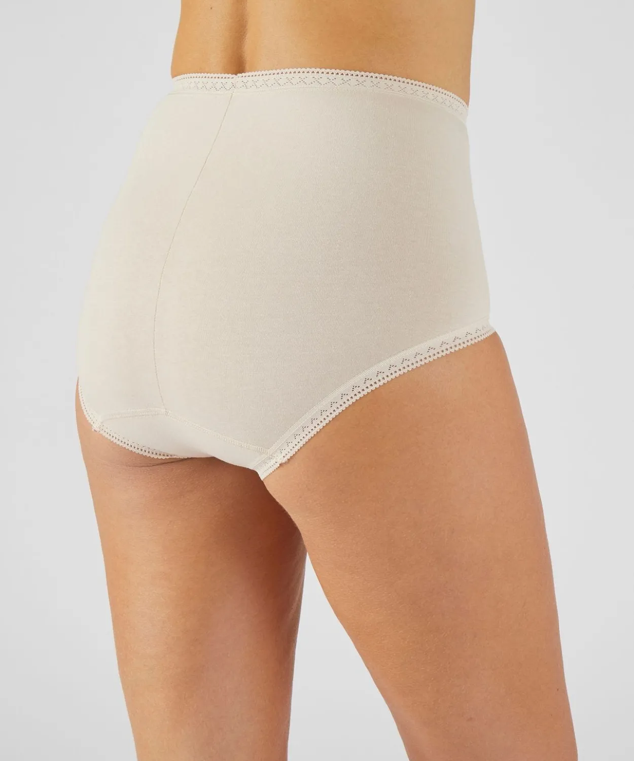 Lot de 3 culottes maxi coton stretch + 1 GRATUITE.
