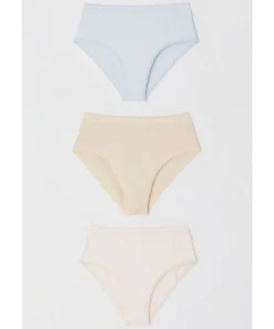 Lot de 3 culottes maxi côtes plates