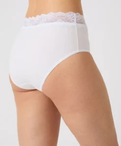 Lot de 3 culottes midi ceinture dentelle