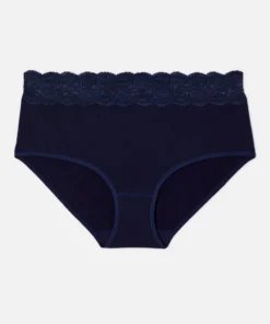Lot de 3 culottes midi ceinture dentelle