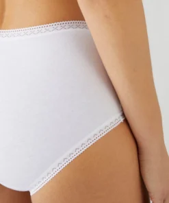 Lot de 3 culottes midi coton stretch + 1 GRATUITE