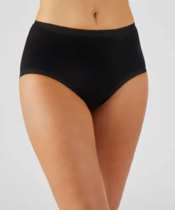 Lot de 3 culottes midi coton stretch + 1 GRATUITE