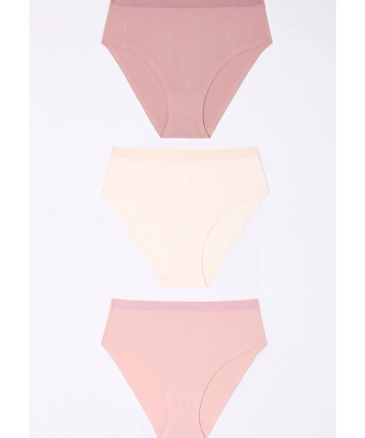 Lot de 3 culottes midi sans coutures