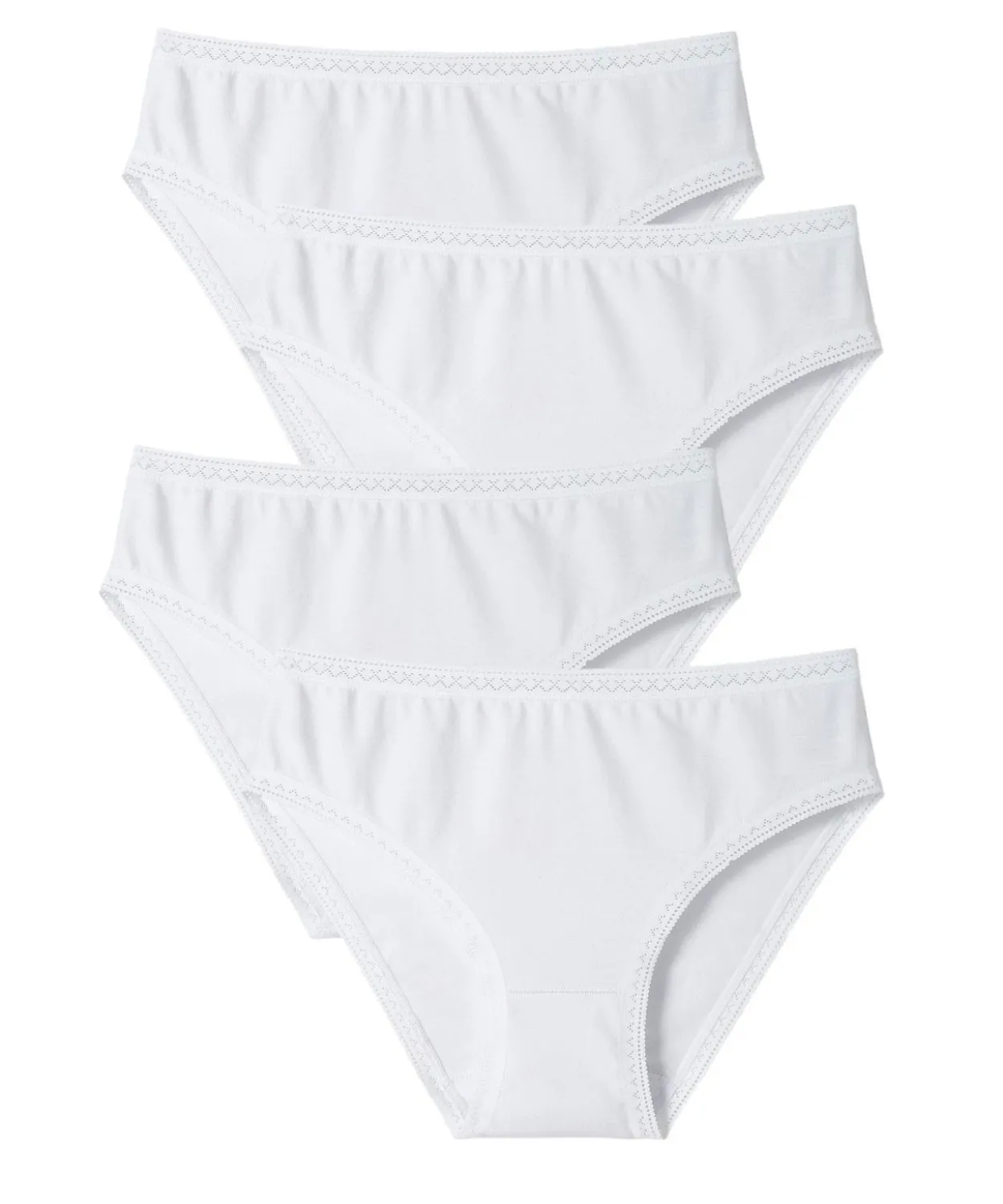 Lot de 3 culottes mini coton stretch + 1 GRATUITE.