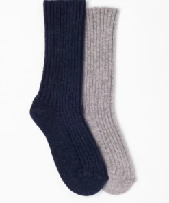 Lot de 2 paires de chaussettes *à base de viscose Lenzing(TM) EcoVero(TM) et Thermolactyl