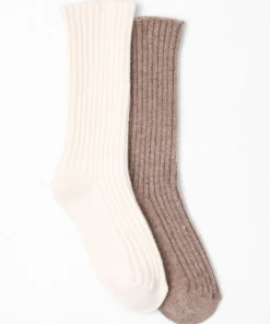 Lot de 2 paires de chaussettes *à base de viscose Lenzing(TM) EcoVero(TM) et Thermolactyl