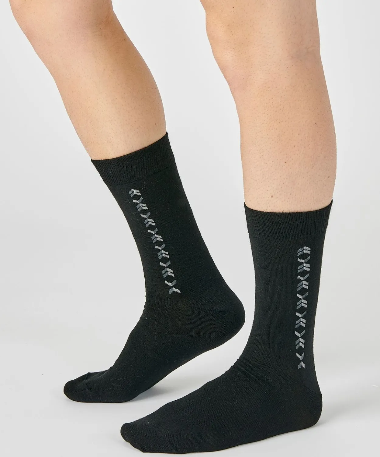 Lot de 2 paires de chaussettes maille jersey mélange laine Thermolactyl