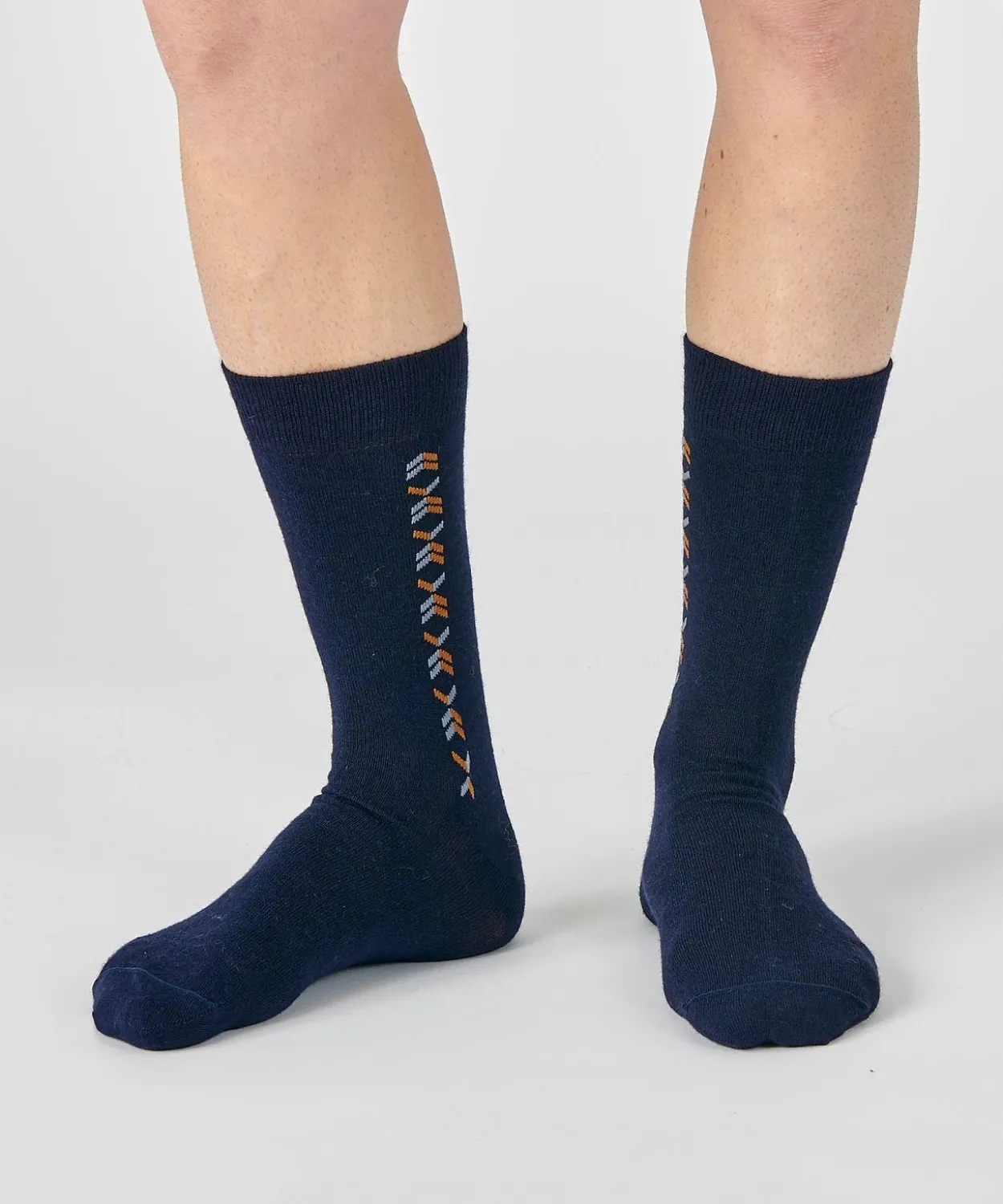 Lot de 2 paires de chaussettes maille jersey mélange laine Thermolactyl
