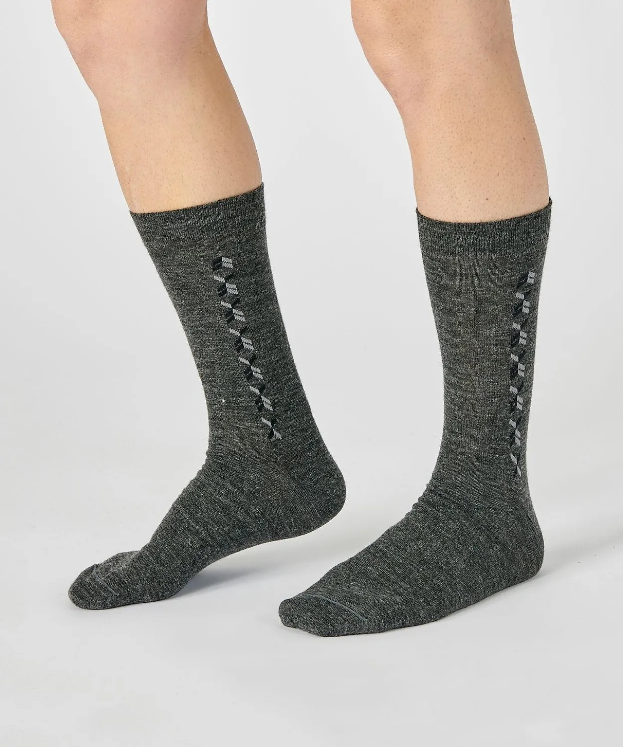 Lot de 2 paires de chaussettes maille jersey mélange laine Thermolactyl