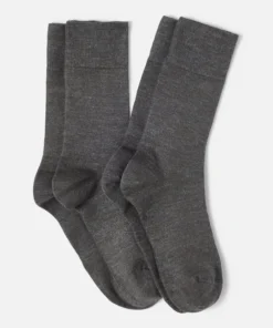 Lot de 2 paires de chaussettes mélange Thermolactyl et soie