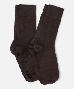 Lot de 2 paires de chaussettes mélange Thermolactyl et soie