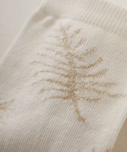 Lot de 2 paires de chaussettes motifs brillants