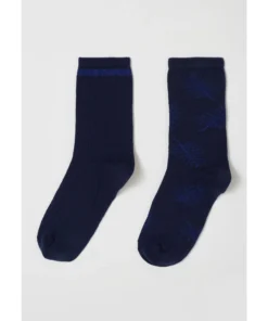 Lot de 2 paires de chaussettes motifs brillants