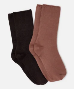 Lot de 2 paires de chaussettes soie et Thermolactyl