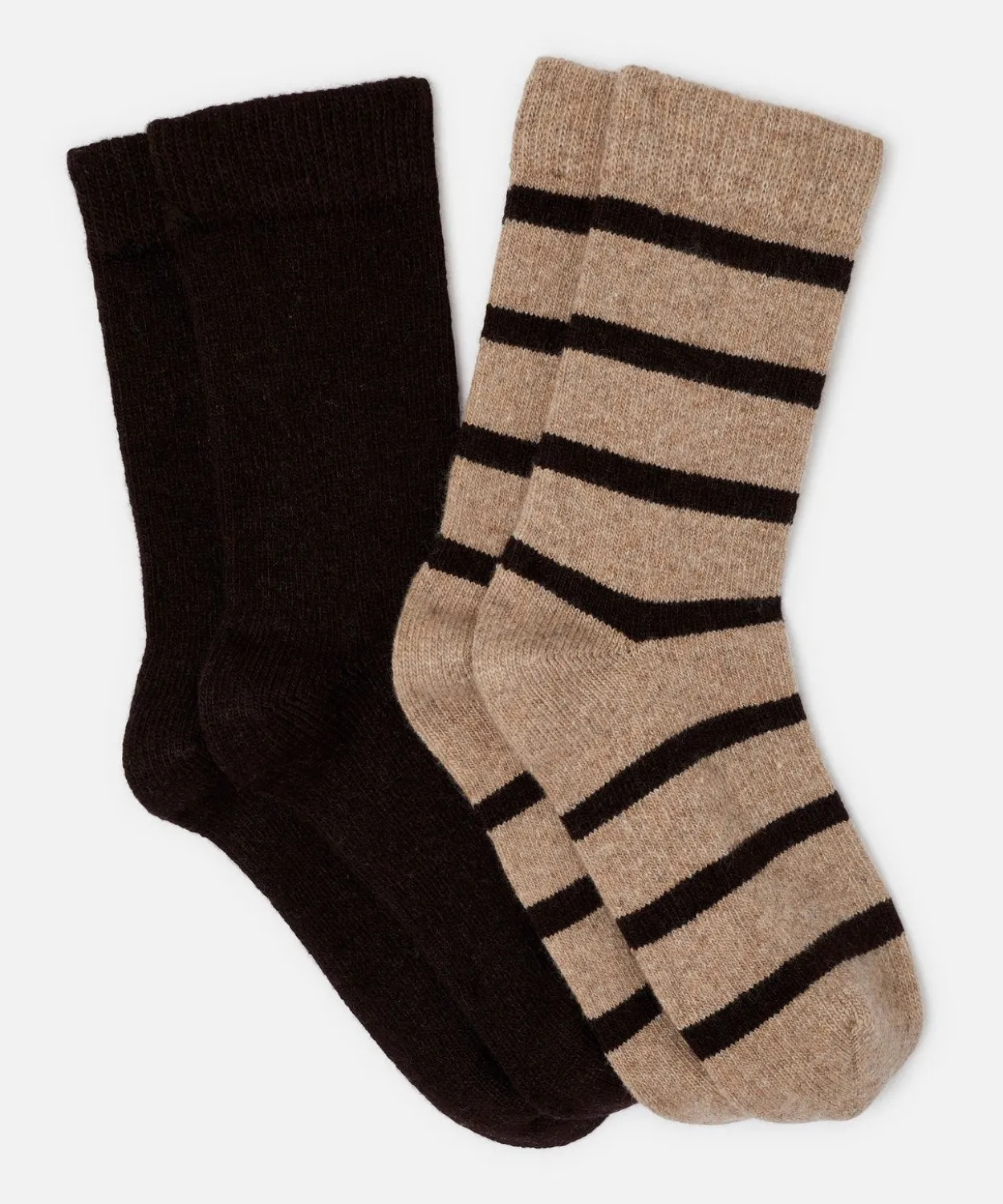 Lot de 2 paires de chaussettes Thermolactyl avec laine et cachemire