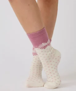 Lot de 2 paires de chaussettes Thermolactyl maille laineuse