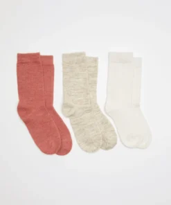 Lot de 3 paires de chaussettes Thermolactyl maille laineuse