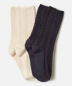 Lot de 2 paires de chaussettes torsadées Thermolactyl