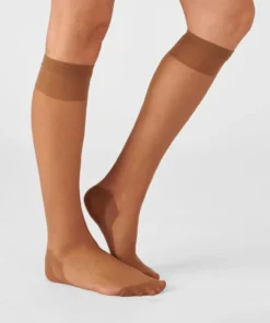 Lot de 4 paires de mi-bas mousse 20D.