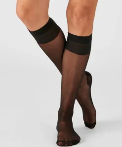 Lot de 4 paires de mi-bas mousse 20D.