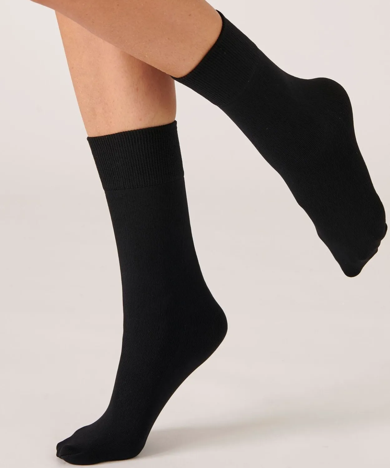 Lot de 2 paires de mi-bas Thermolactyl 90D