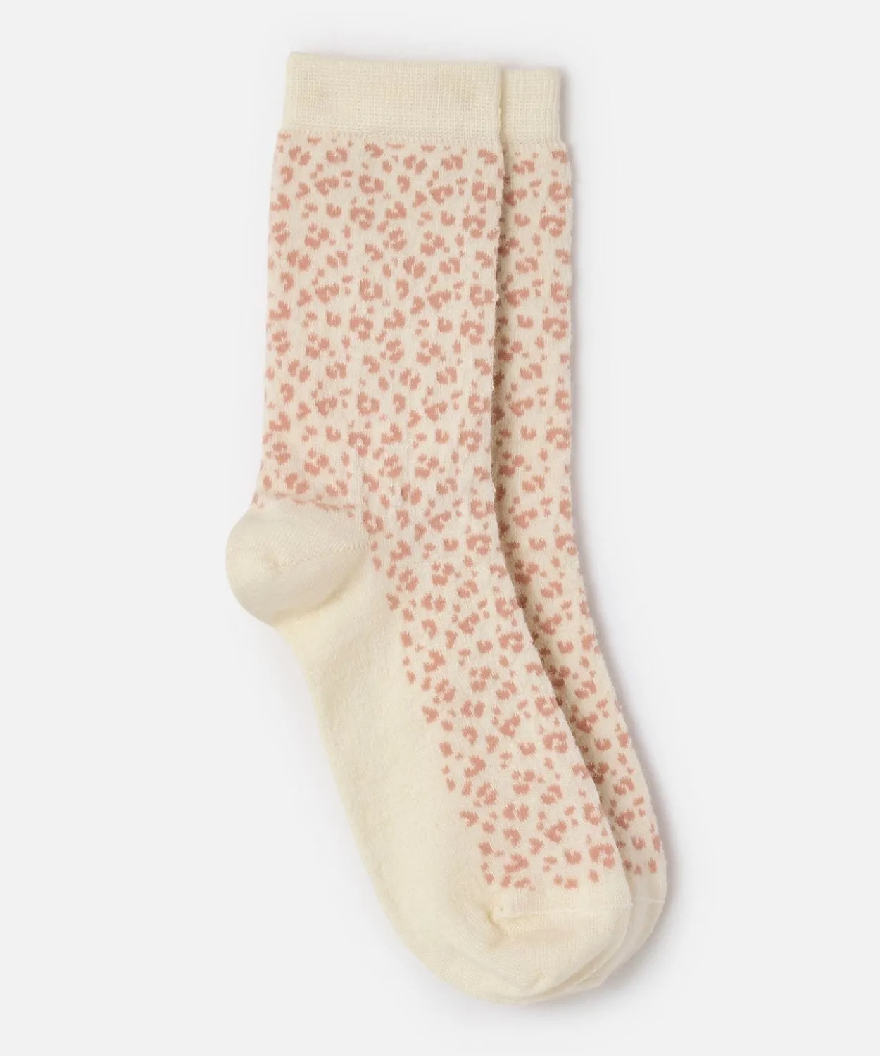 Lot de 3 paires de mi-chaussettes maille jacquard laine et Thermolactyl