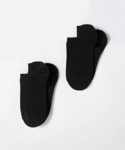 Lot de 2 paires de socquettes mixtes invisibles