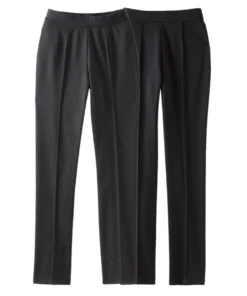 Lot de 2 pantalons maille milano