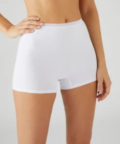 Lot de 2 shorties coton stretch
