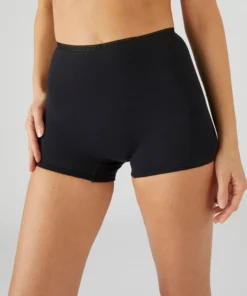 Lot de 2 shorties coton stretch