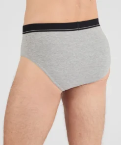 Lot de 3 slips fermés coton biologique majoritaire
