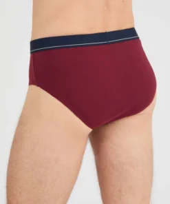 Lot de 3 slips fermés coton biologique majoritaire