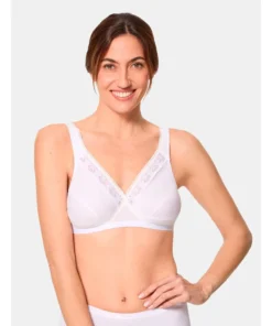 Lot de 2 soutiens-gorge sans armatures Coeur Croisé Coton de Playtex