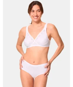 Lot de 2 soutiens-gorge sans armatures Coeur Croisé Coton de Playtex