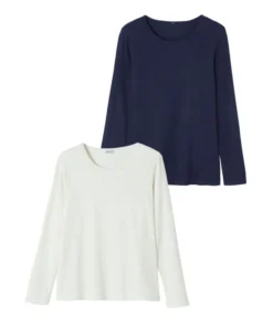 Lot de 2 t-shirts col rond