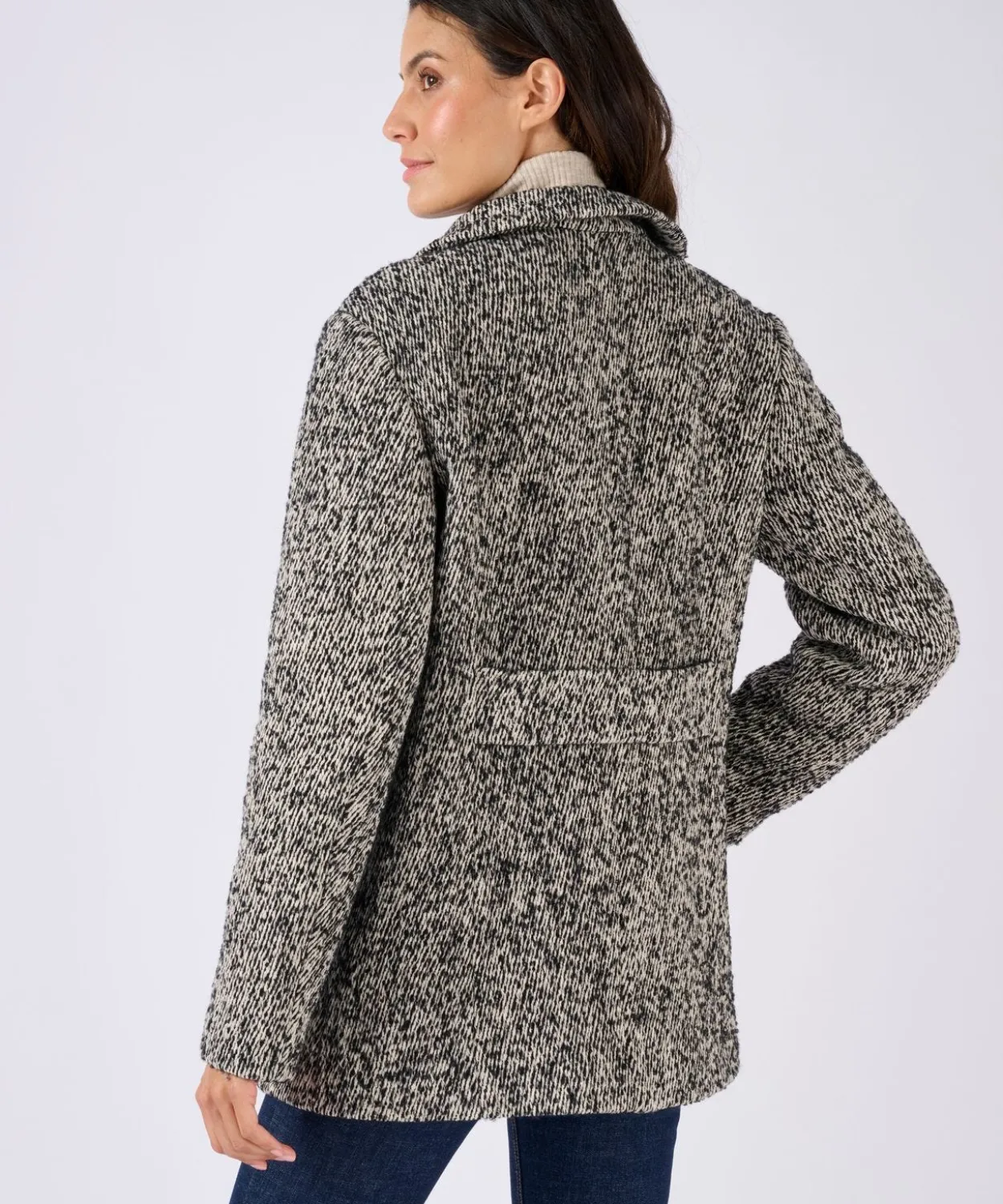 Manteau mélange laine Thermolactyl