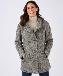 Manteau mélange laine Thermolactyl