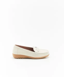 Mocassins Amortyl dessus croûte de cuir grainé