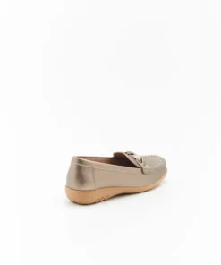 Mocassins Amortyl dessus croûte de cuir grainé