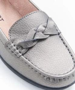 Mocassins Amortyl dessus croûte de cuir grainé