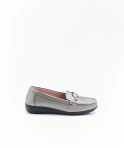 Mocassins Amortyl dessus croûte de cuir grainé