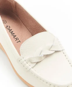 Mocassins Amortyl dessus croûte de cuir grainé
