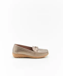 Mocassins Amortyl dessus croûte de cuir grainé