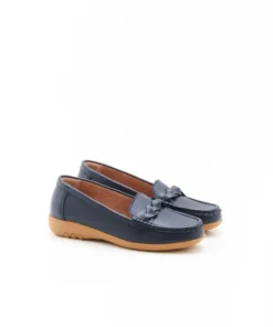 Mocassins Amortyl dessus croûte de cuir grainé