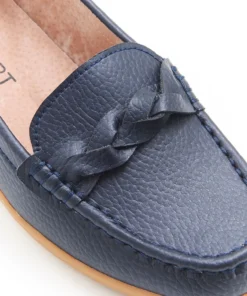 Mocassins Amortyl dessus croûte de cuir grainé