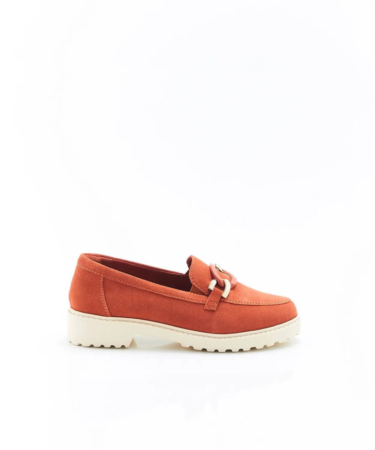 Mocassins crantés avec chaînette Amortyl