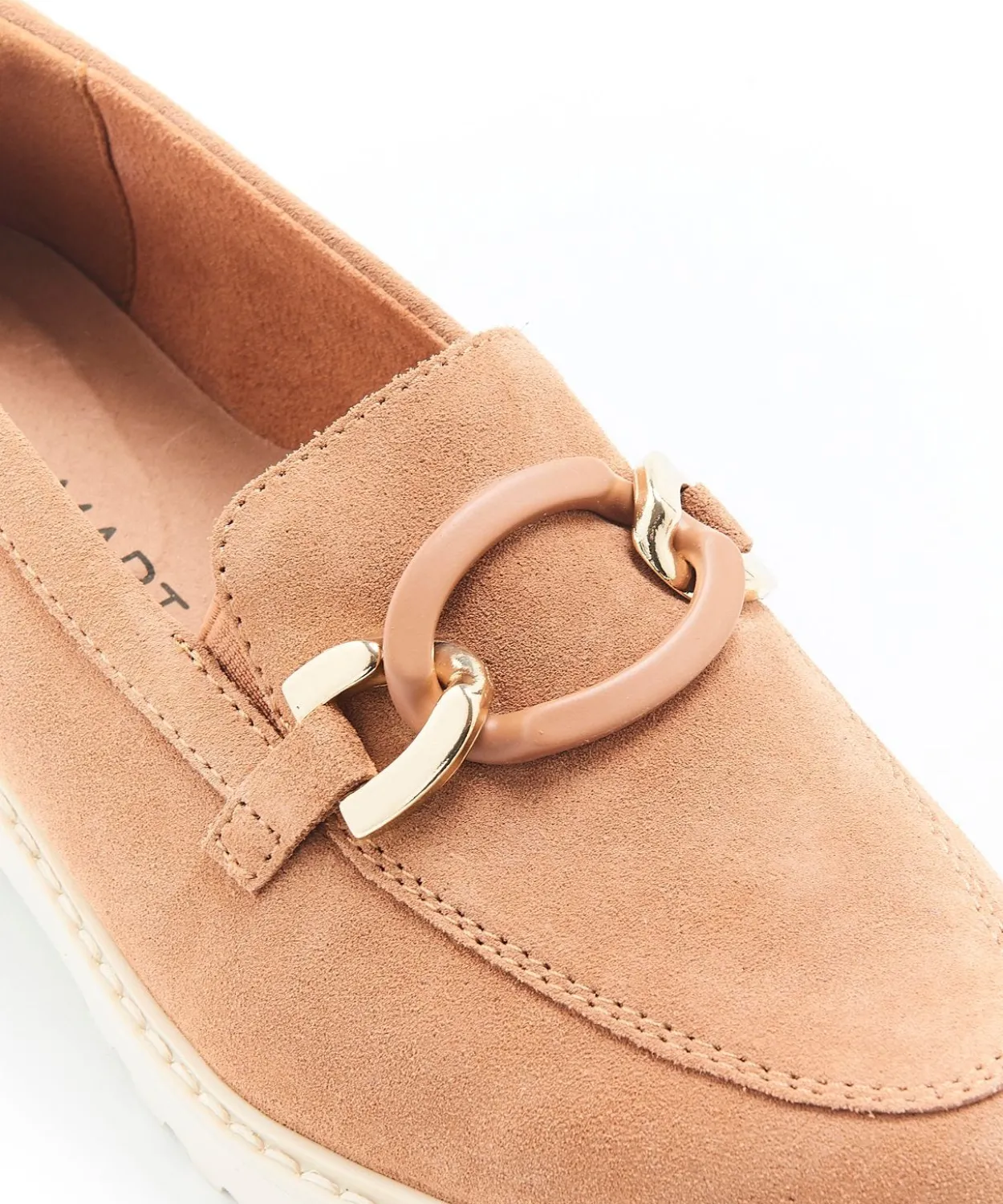 Mocassins crantés avec chaînette Amortyl