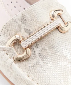 Mocassins motif animalier