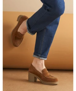 Mocassins à talon Amortyl