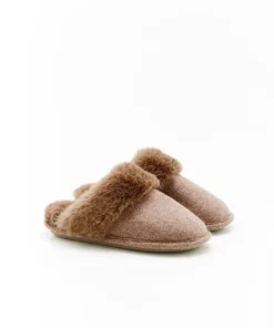 Mules Thermolactyl imitation fourrure